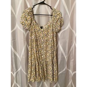 Adorable Wild Fable dress puff sleeved milkmaid M